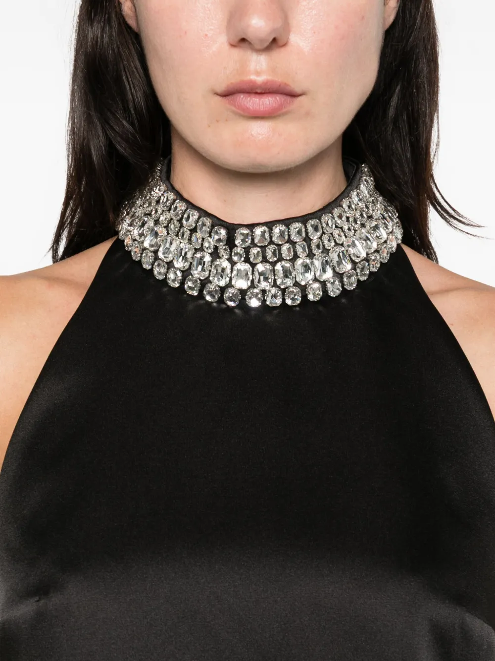 Retroféte Ardiana Embellished Blouse In Black