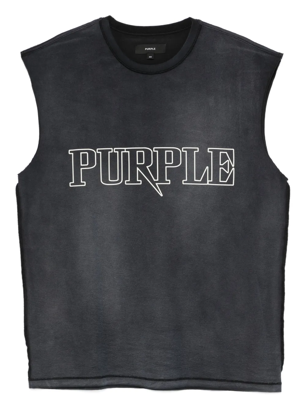 Purple Brand sleeveless tank top - Nero