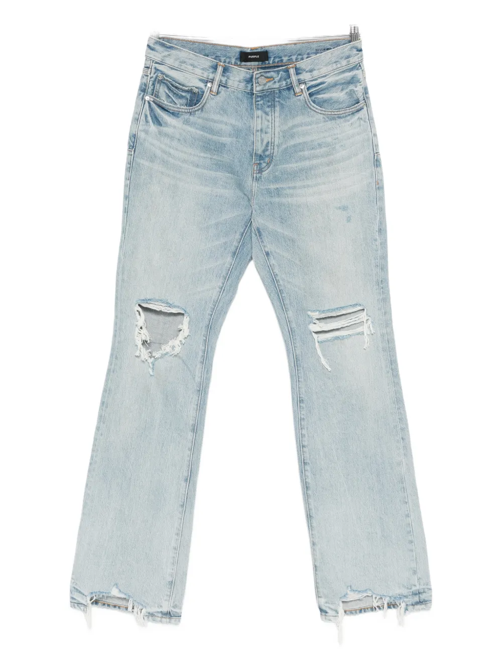 Purple Brand Lucca ripped faded jeans - Blu