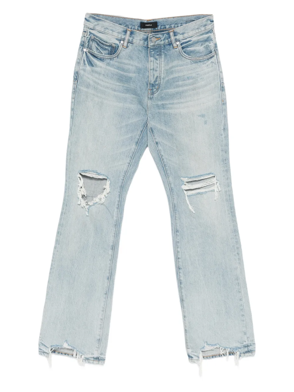 Purple Brand jean Lucca à effet usé | bleu | Image 1