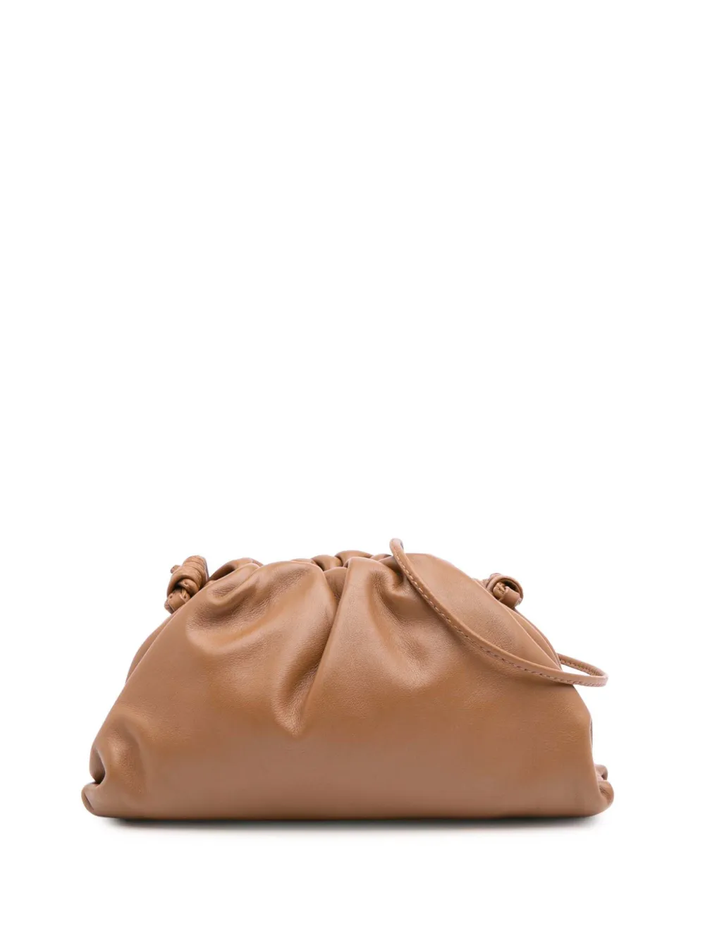 Bottega Veneta Pre-Owned 2012-2025 Lambskin The Mini Pouch crossbody bag | Brown | Image 1