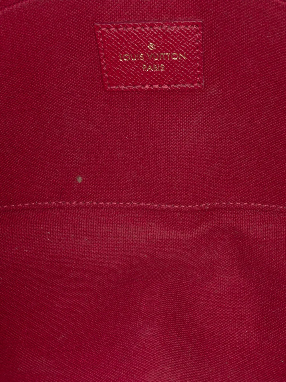 Pre-owned Louis Vuitton 2019 Monogram Pochette Felicie Crossbody Bag In Brown