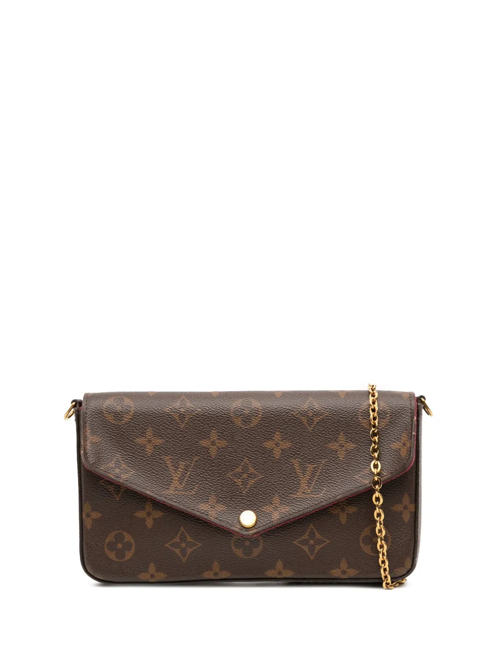 Louis Vuitton Pre-Owned 2019 モノグラム ポシェット フェリーチェ ショルダーバッグ - ブラウン Louis Vuitton Pre-Owned 2019 モノグラム ポシェット フェリーチェ ショルダーバッグ - ブラウン