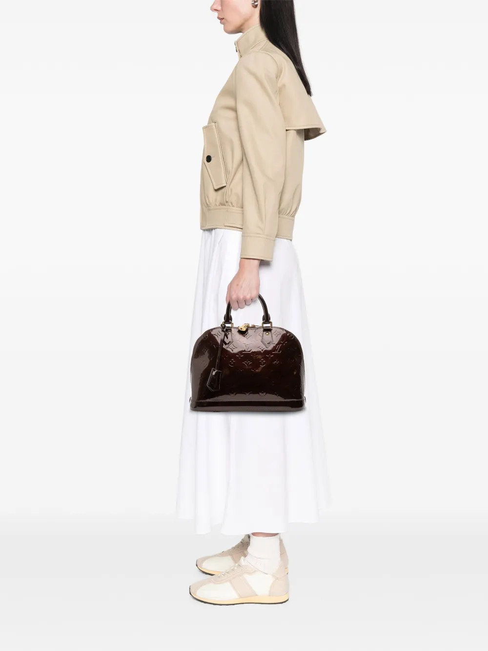 Louis Vuitton Pre-Owned 2013 Monogram Vernis Alma PM handbag | Pre-Owned | Image 2