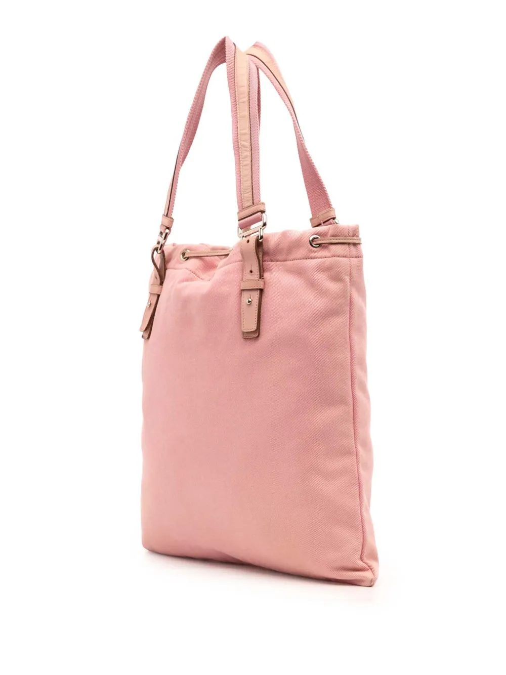 Pre-owned Saint Laurent 2000-2012 Canvas Kahala Tote Bag In Pink