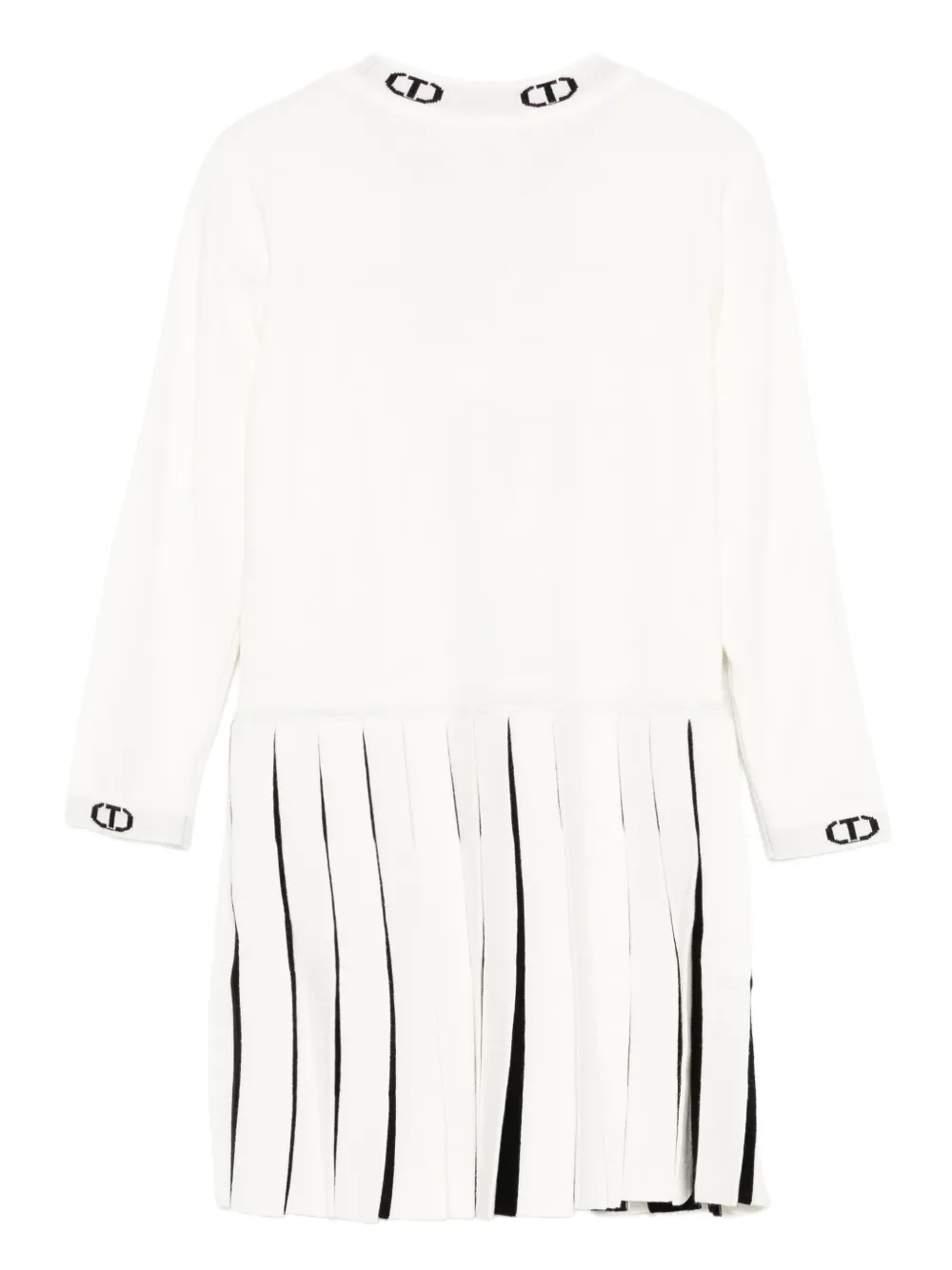 TWINSET Kids فستان منسوج بكسرات | فساتين منسوجة | Image 2