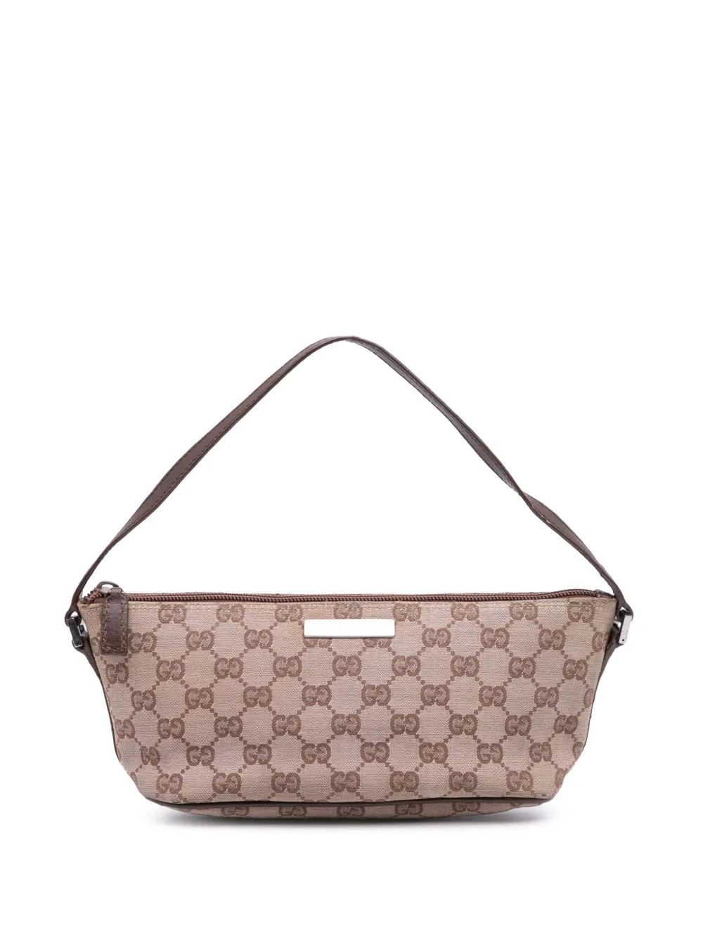 Gucci Pre-Owned 2000-2015 GG Canvas Boat shoulder bag | Brown | Image 1