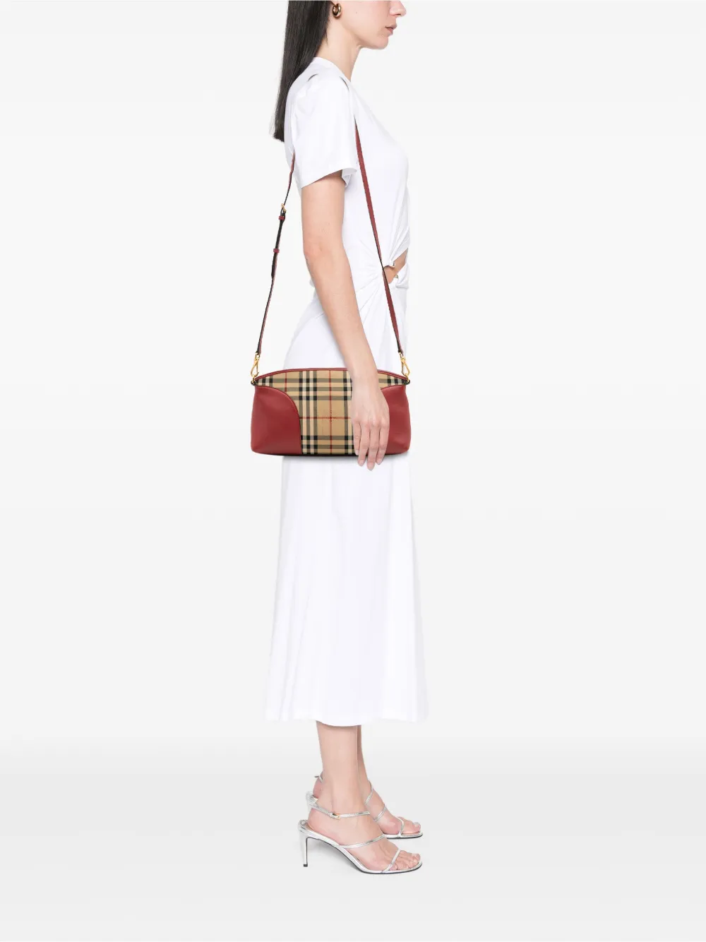 Burberry Pre-Owned 2000-2017 Haymarket Check Chichester Canvas crossbody bag | Pre-Owned | Image 2
