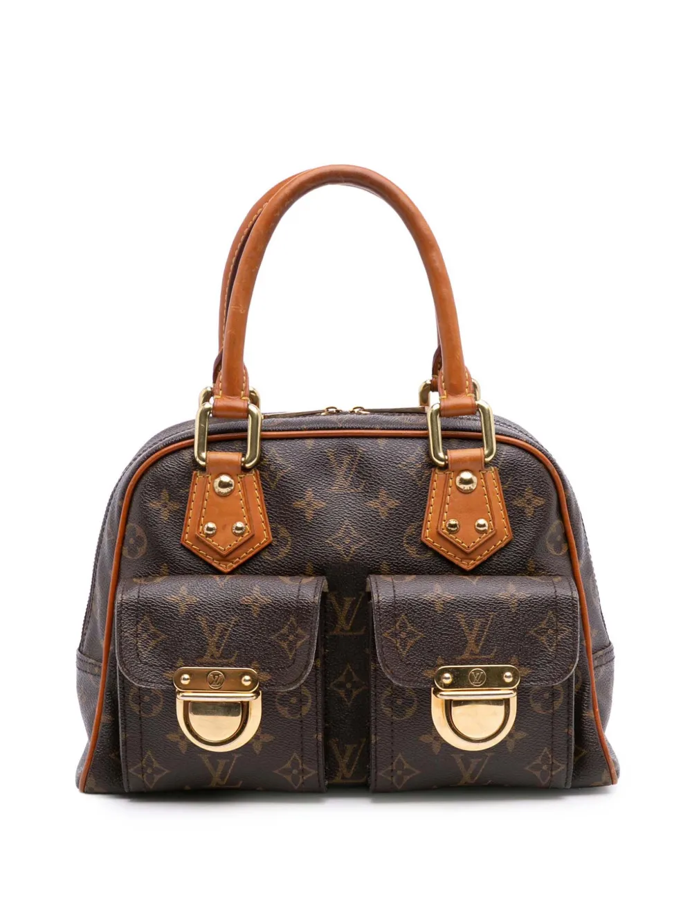 Louis Vuitton Pre-Owned 2006 モノグラム マンハッタン PM ハンドバッグ - ブラウン Louis Vuitton Pre-Owned 2006 モノグラム マンハッタン PM ハンドバッグ - ブラウン