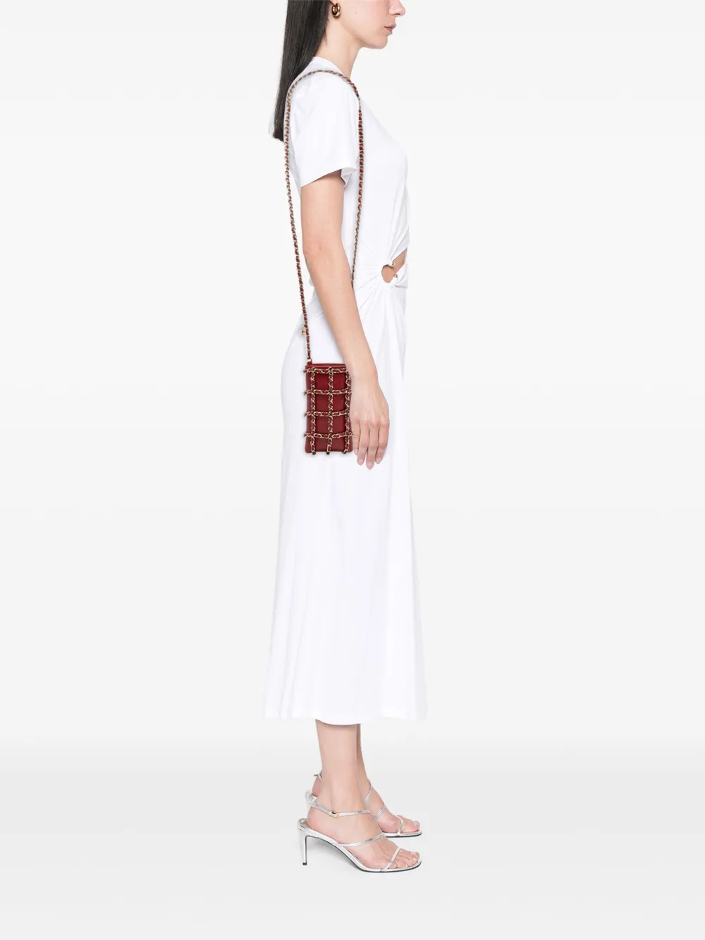 CHANEL Pre-Owned 2020 Lambskin Tech Me Out Clutch With Chain crossbody bag | Pre-Owned | Image 2