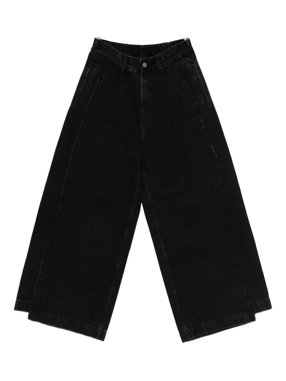 Songzio Wide-leg Jeans In Black