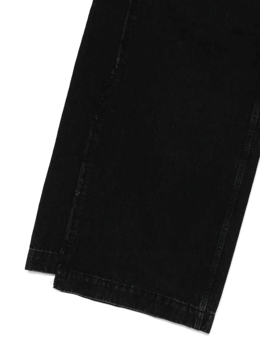 Songzio Wide-leg Jeans In Black
