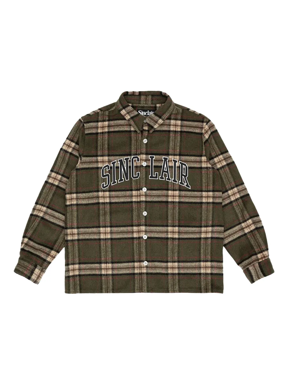 Sinclair Tackle Twill Ls Flannel Shirt In Green