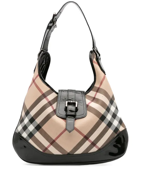 Burberry Pre-Owned 2000-2017 Supernova Check Coated Canvas Brooke hobo bag