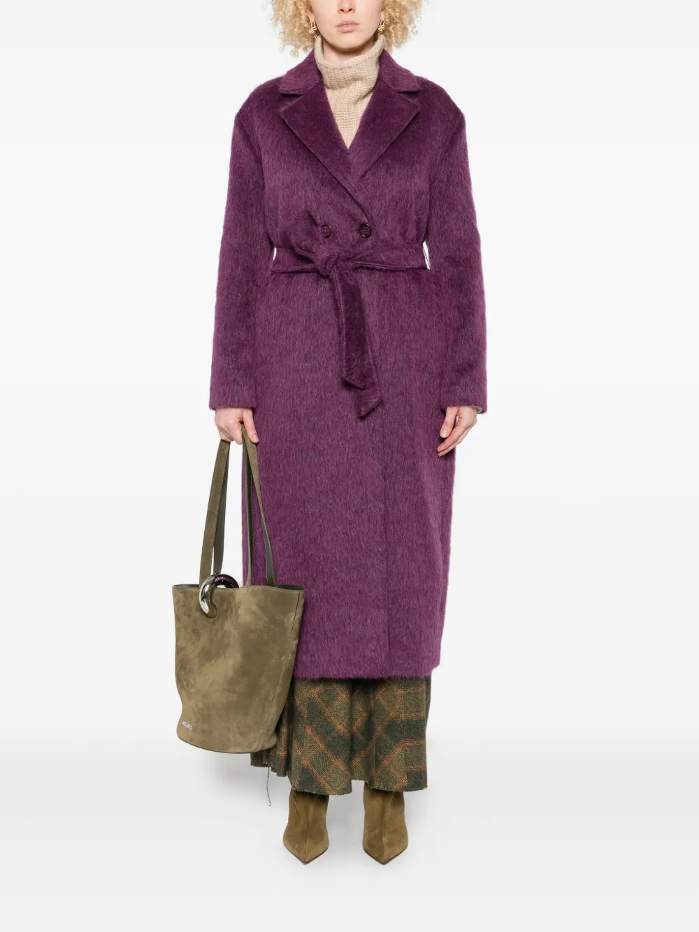 TWINSET belted double-breasted coat | Double Breasted & Peacoats | Image 2