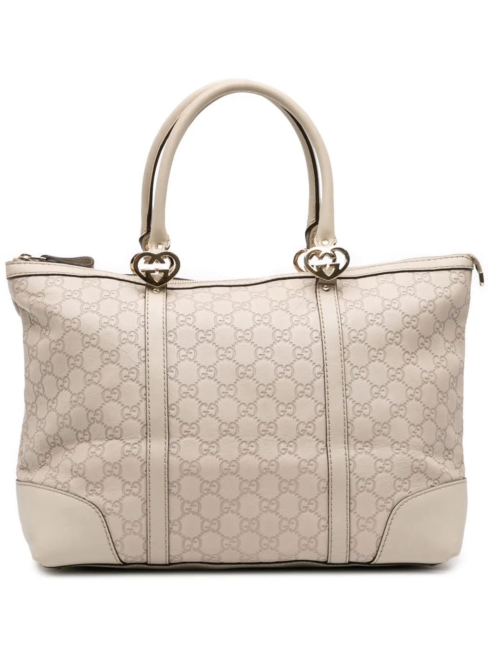 Gucci Pre-Owned 2016-2025 Guccissima Lovely Heart tote bag | Brown | Image 1