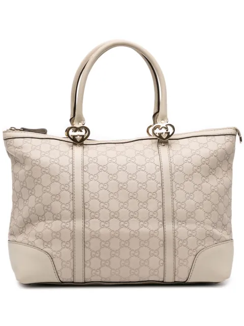 Gucci Pre-Owned 2016-2025 Guccissima Lovely Heart tote bag