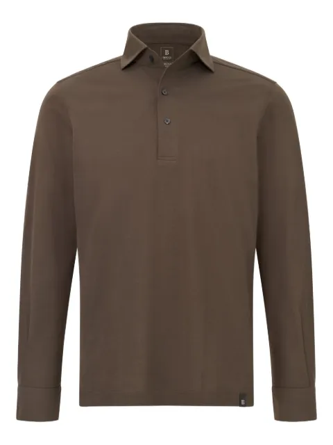 Boggi Milano long-sleeved polo shirt