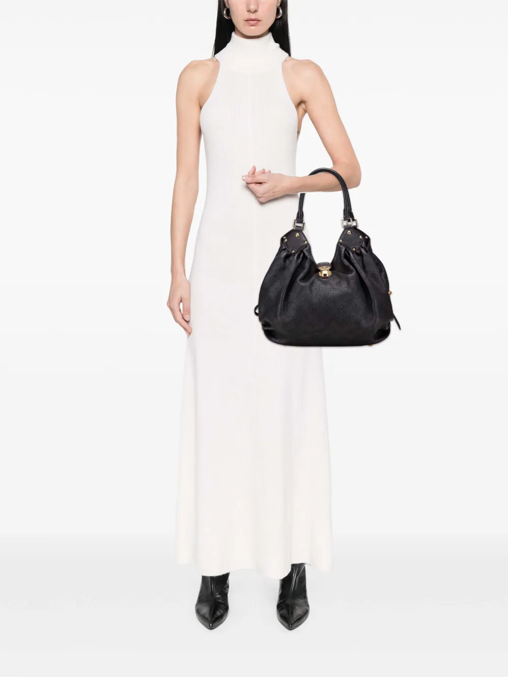 Louis Vuitton Pre-Owned 2000-2015 Monogram Mahina L hobo bag | Pre-Owned | Image 2