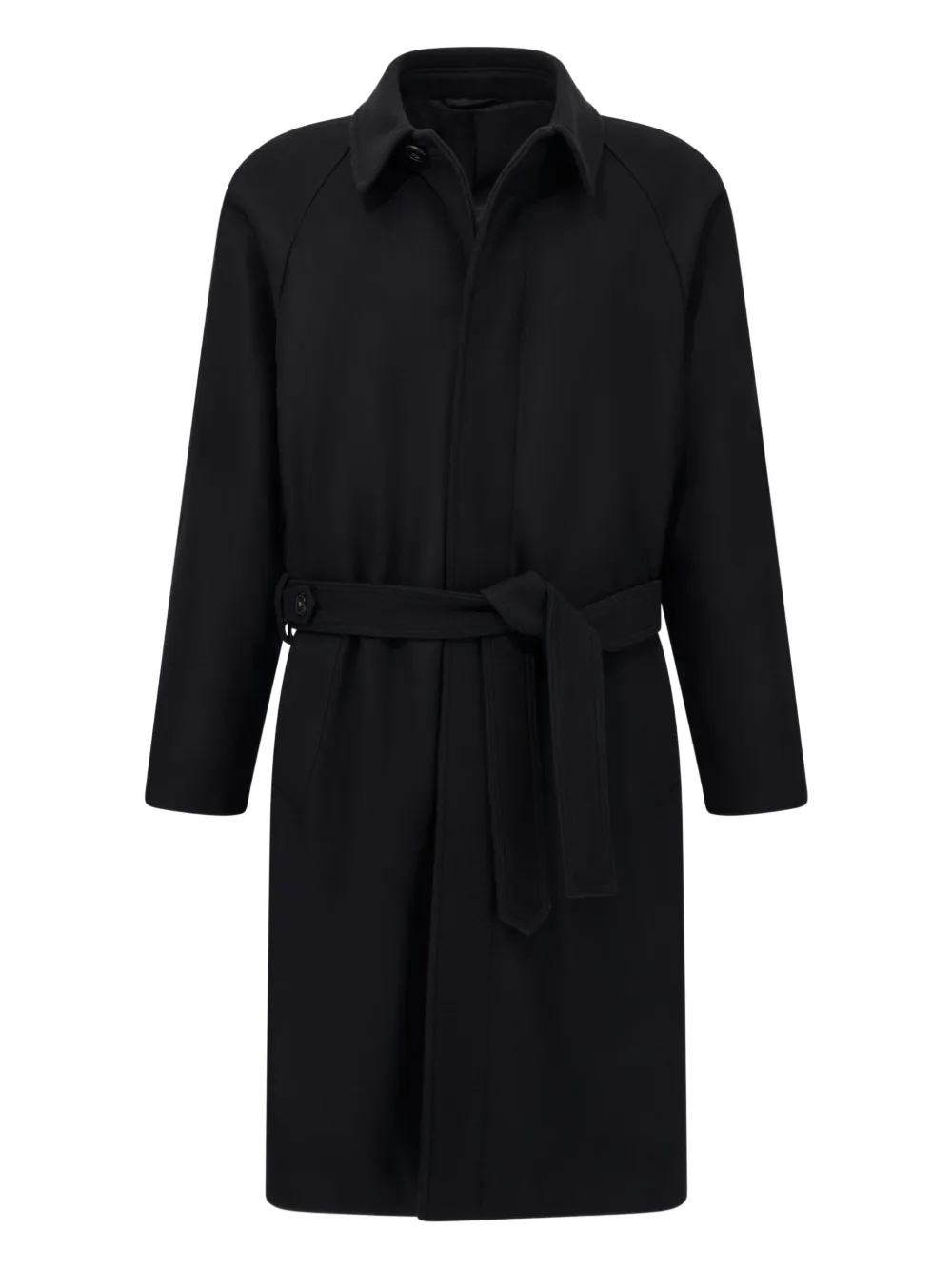Boggi Milano Single-breasted Wool Coat | Black | Image 1