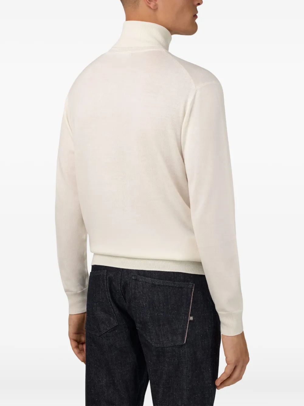 Boggi Milano Wollen coltrui Wit