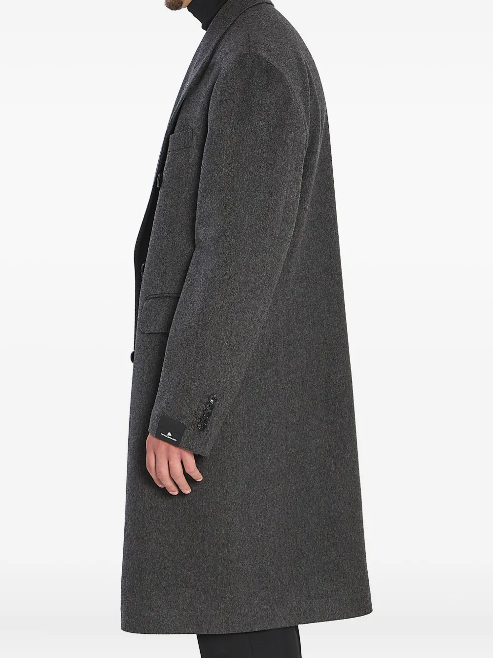 Tagliatore Pino Lerario Double-breasted Coat In Gray