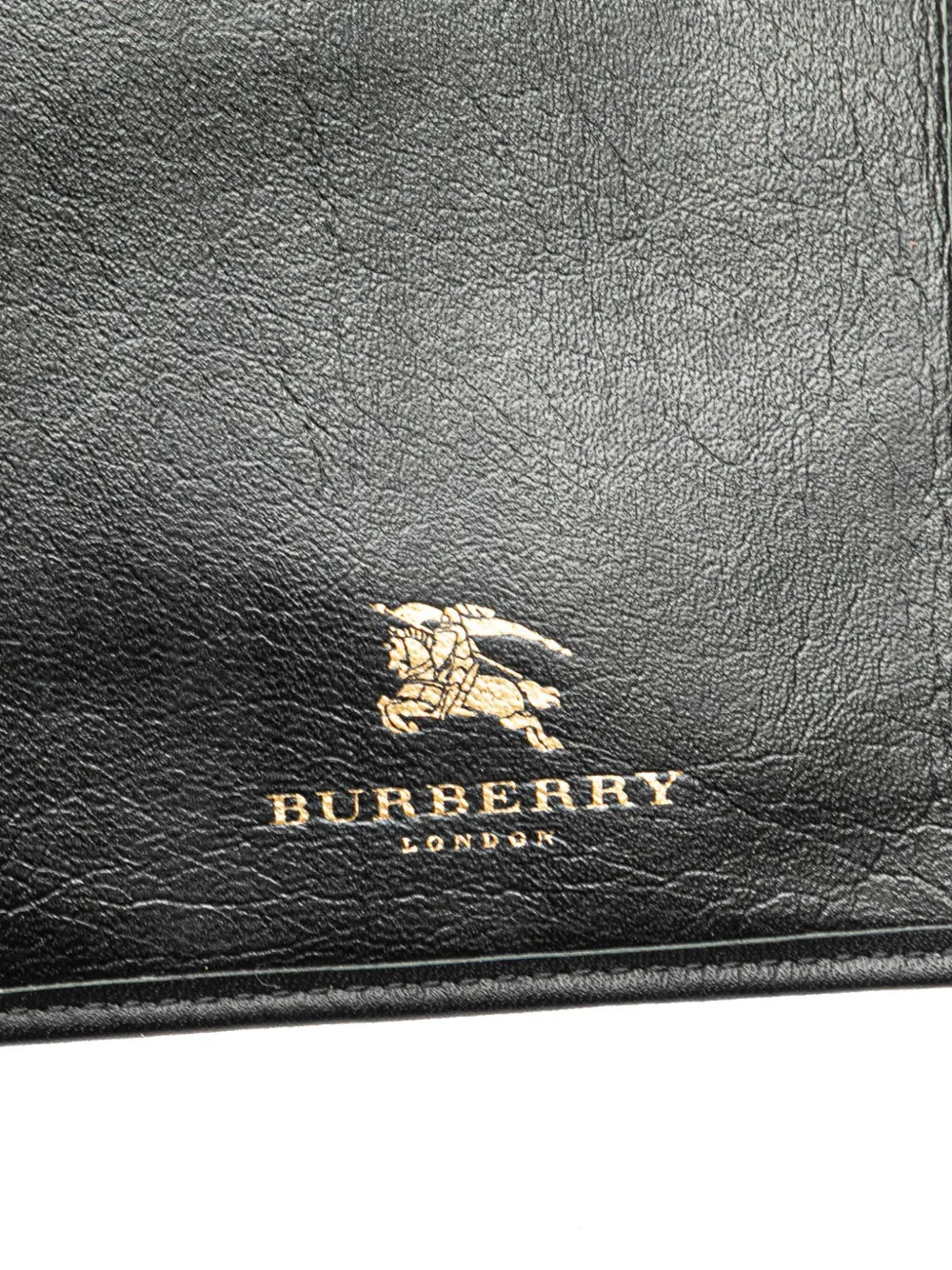 Pre-owned Burberry 2000-2017 Haymarket Check Canvas Notebook Cover In Brown