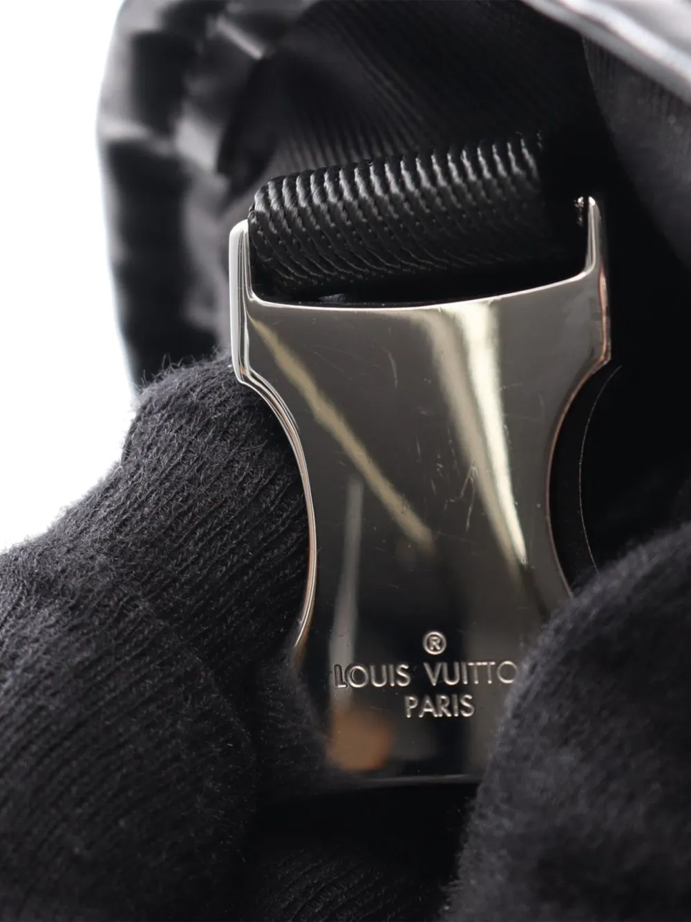 Pre-owned Louis Vuitton 2018 Damier Graphite Zack Backpack In Black