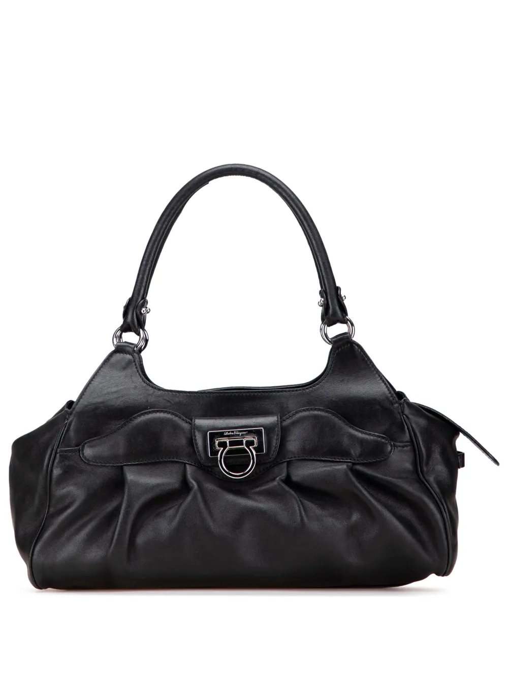 Ferragamo Pre-Owned 2010-2025 Leather Gancini shoulder bag | Black | Image 1