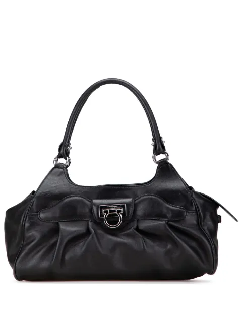Ferragamo Pre-Owned 2010-2025 Leather Gancini shoulder bag