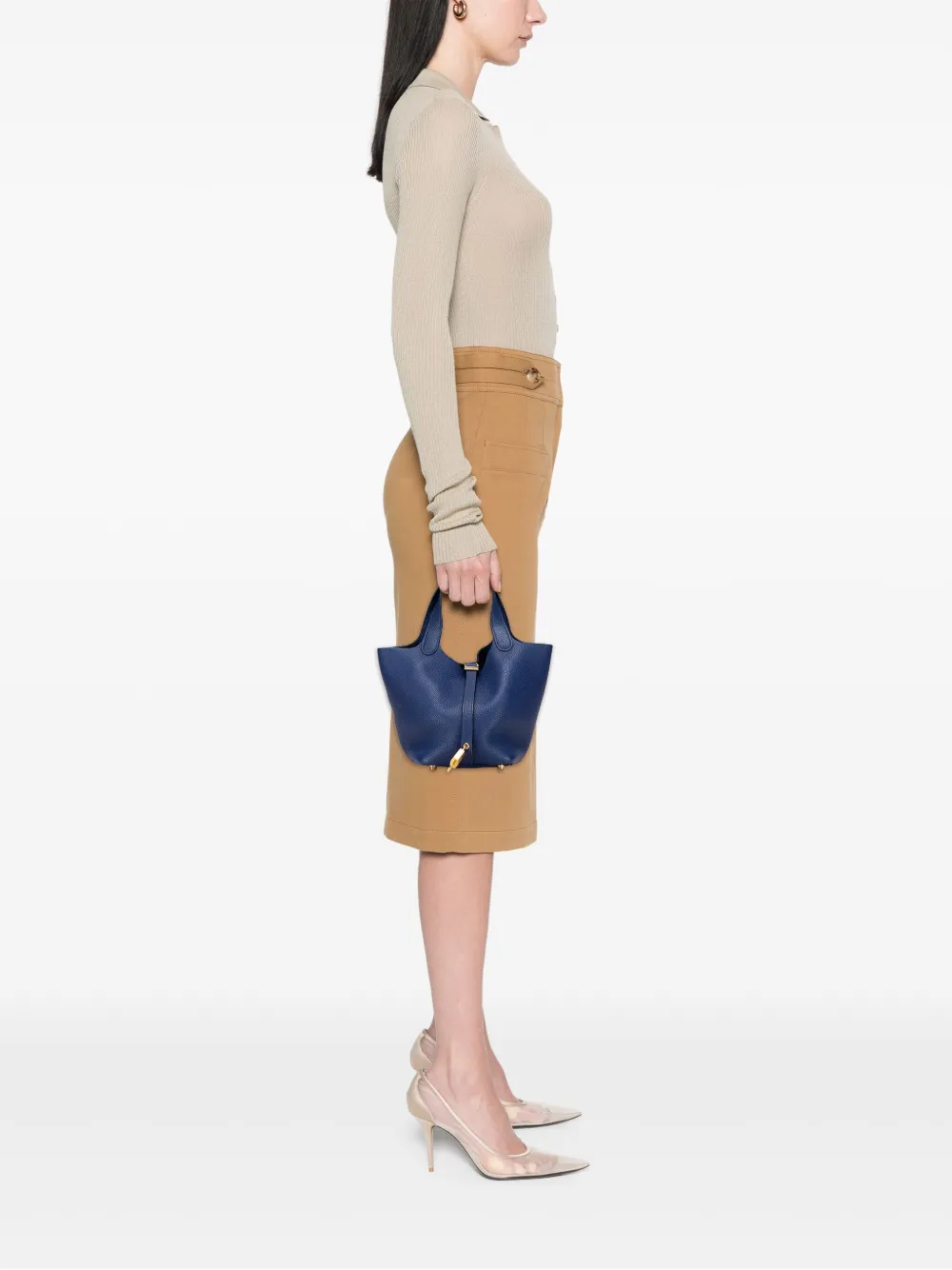 Hermès Pre-Owned شنطة يد كليمانس 'بيكوتين لوك 18' 2018 | كلاسيكيات | Image 2