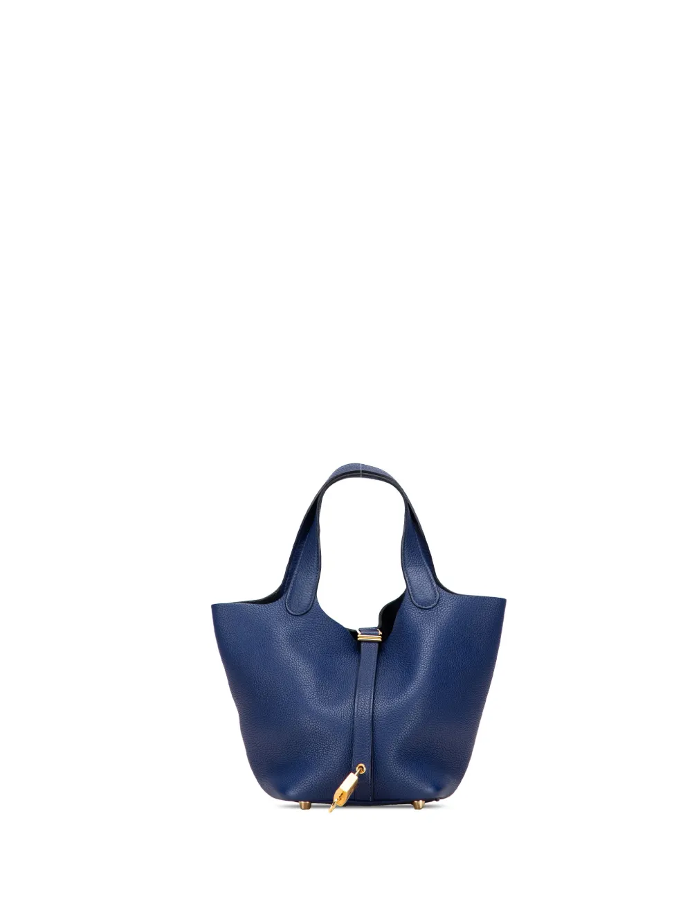Hermès Pre-Owned شنطة يد كليمانس 'بيكوتين لوك 18' 2018 | أزرق | Image 1