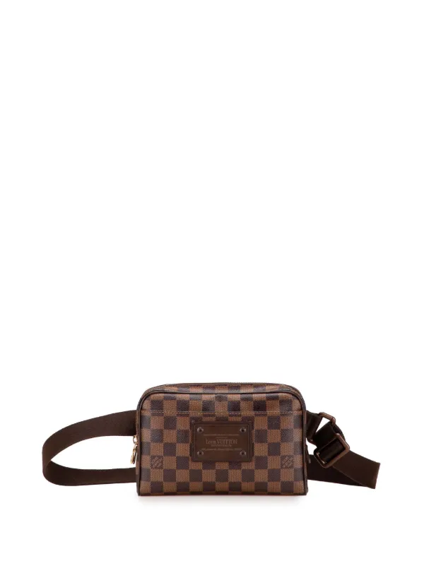 Louis Vuitton Pre-Owned 2010 Damier Ebene Brooklyn Bum Bag