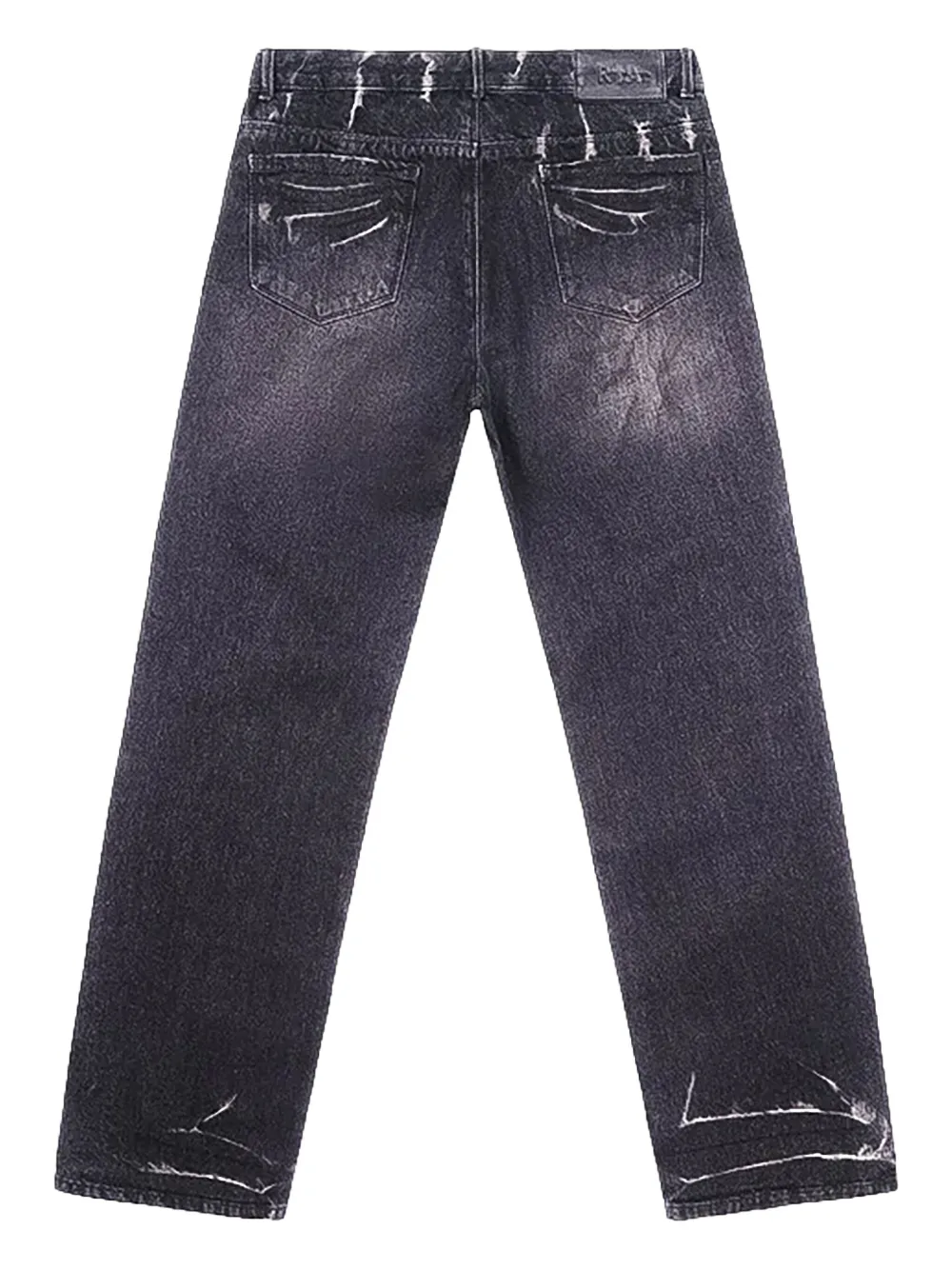 RTA JONAS distressed jeans - Zwart