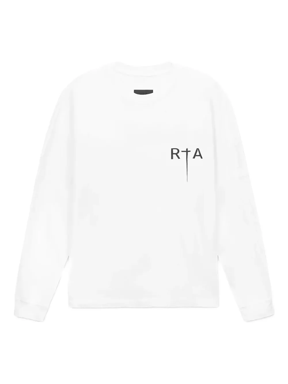 RTA Greatest Hits-print long-sleeve T-shirt | White | Image 1