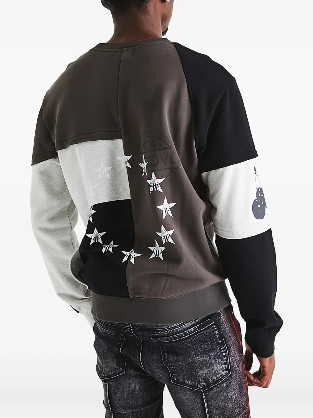 Rta Charles Sweatshirt In Black