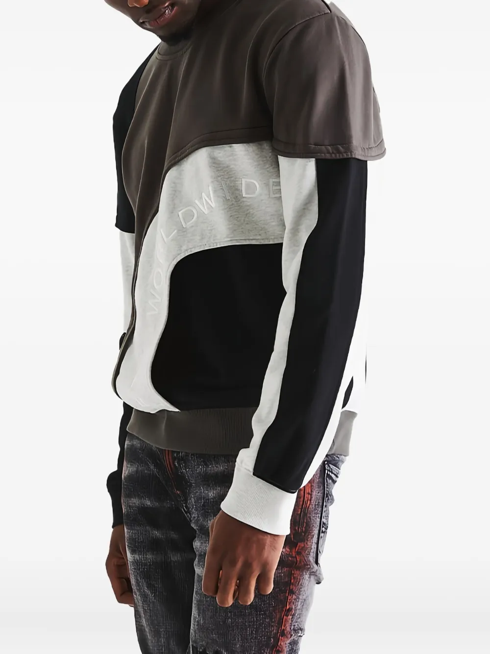 Rta Charles Sweatshirt In Black