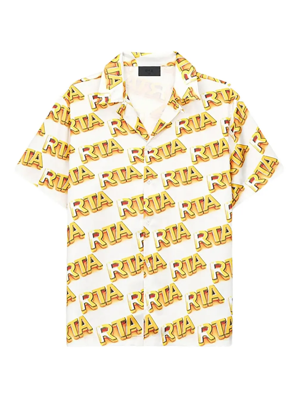 Rta Nathan Button-down Shirt In White