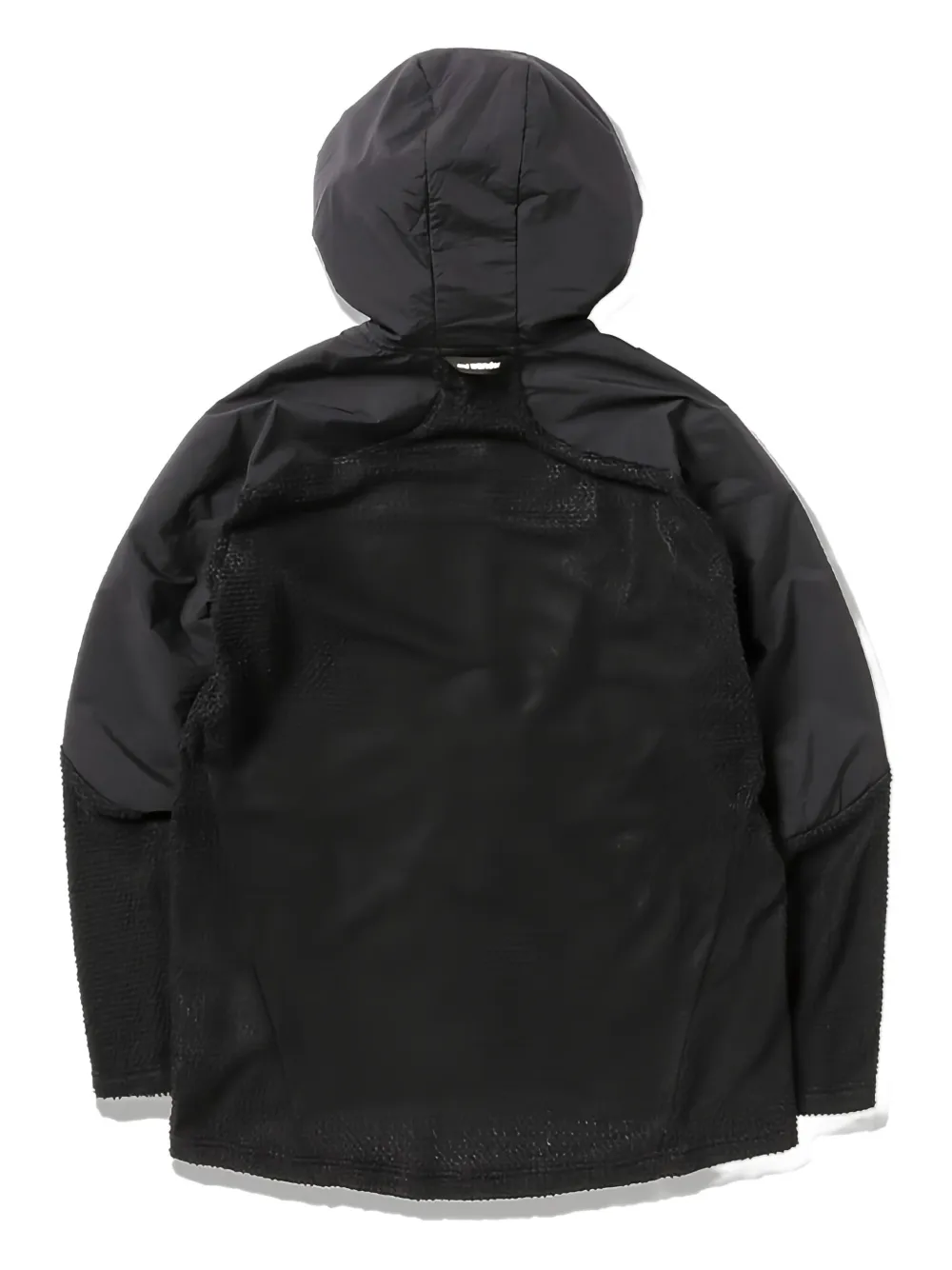 And Wander Alpha Direct Hooded Jacket In Black