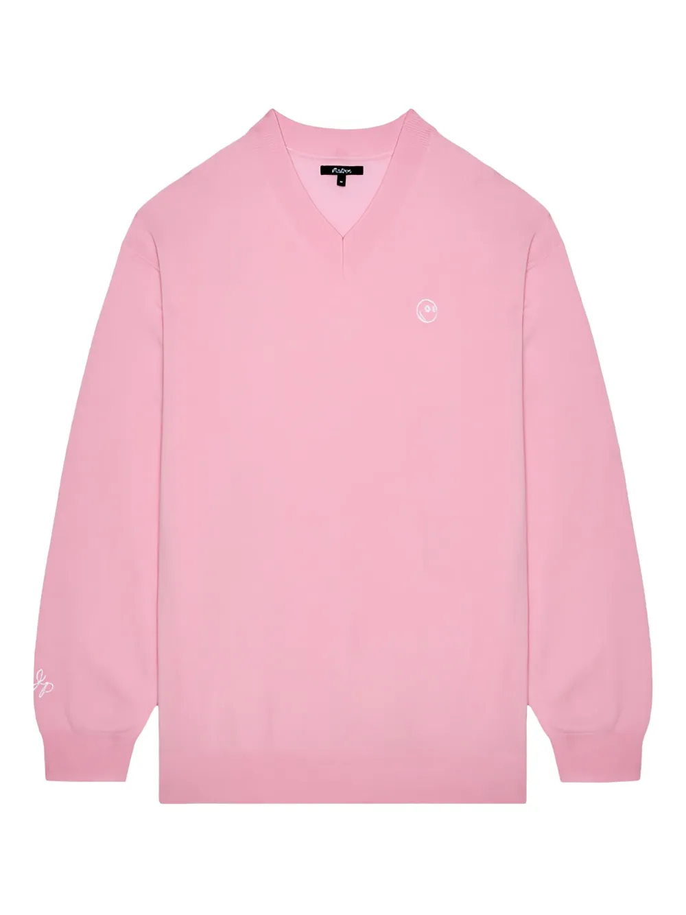 Malbon Golf x Jesper Parnevik V-neck sweater | Pink | Image 1