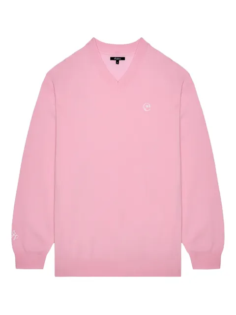 Malbon Golf x Jesper Parnevik V-neck sweater 
