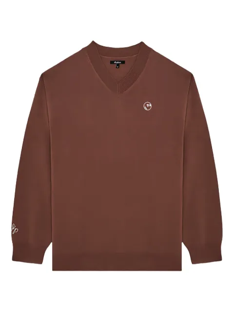 Malbon Golf x Jesper Parnevik V-neck sweater 