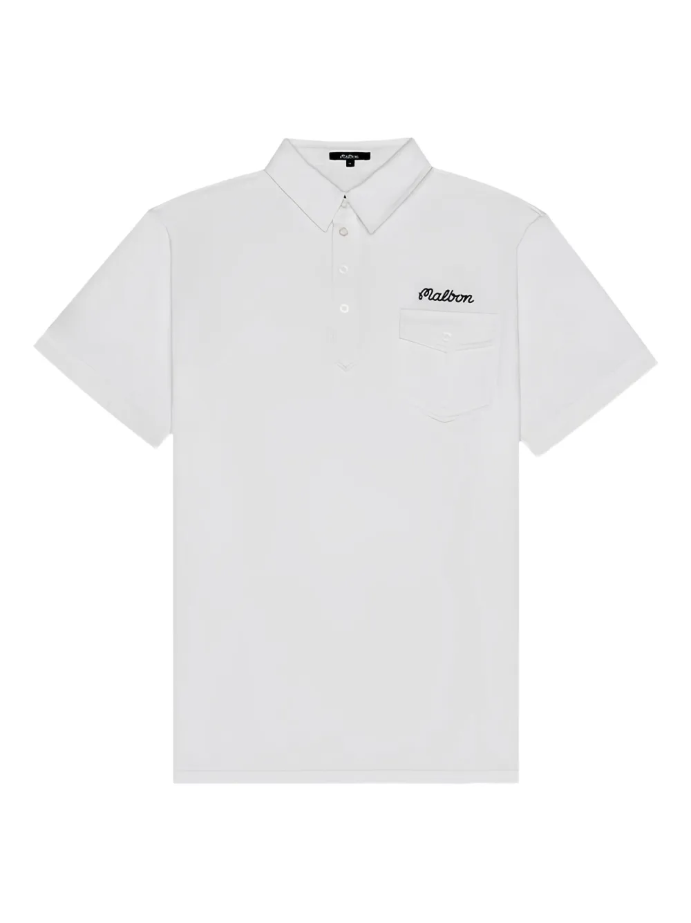 Malbon Golf x Jesper Parnevik cotton polo shirt | White | Image 1