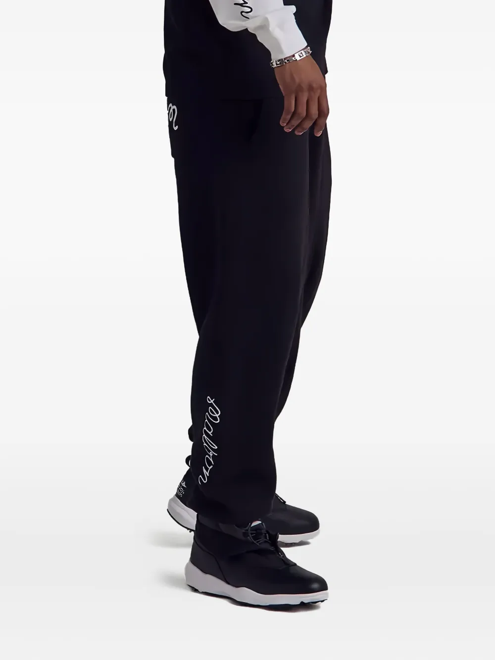 Malbon Golf Clubhouse track pants - Zwart