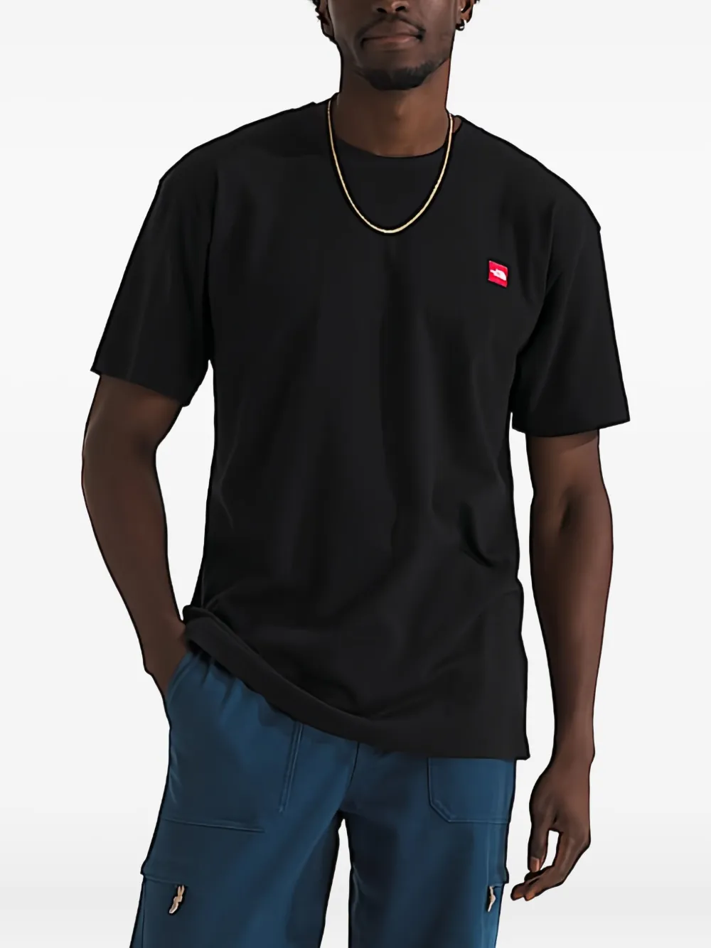 The North Face T-shirt met Aconcagua-print Zwart