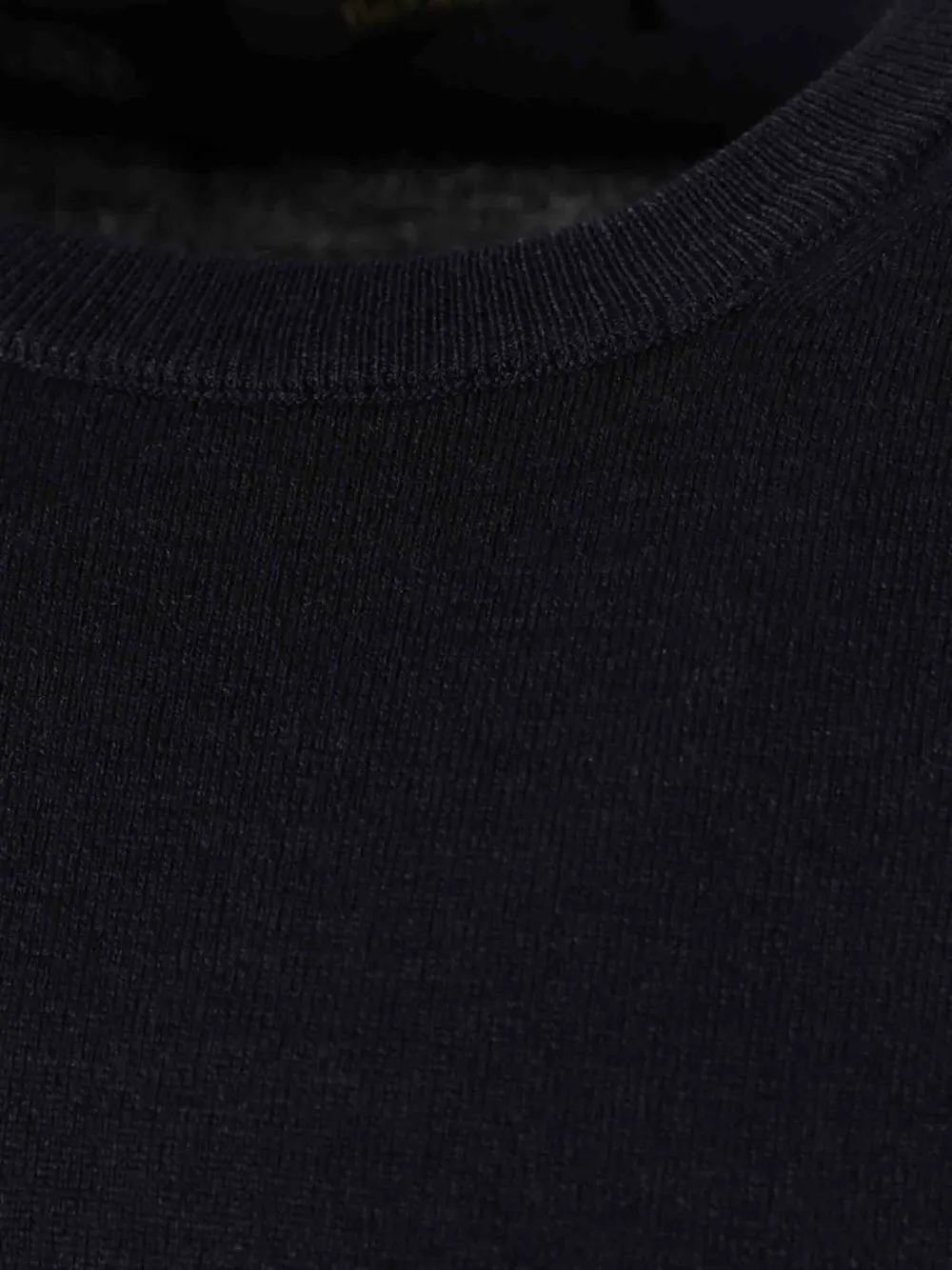 Zanone Trui van katoenblend Zwart