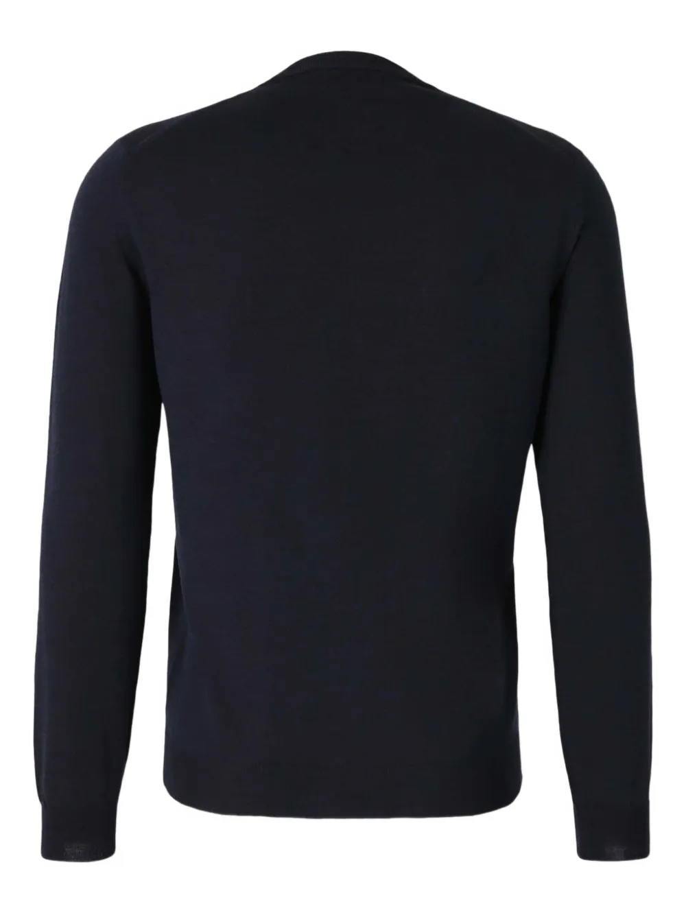 Zanone cotton-blend sweater - Zwart