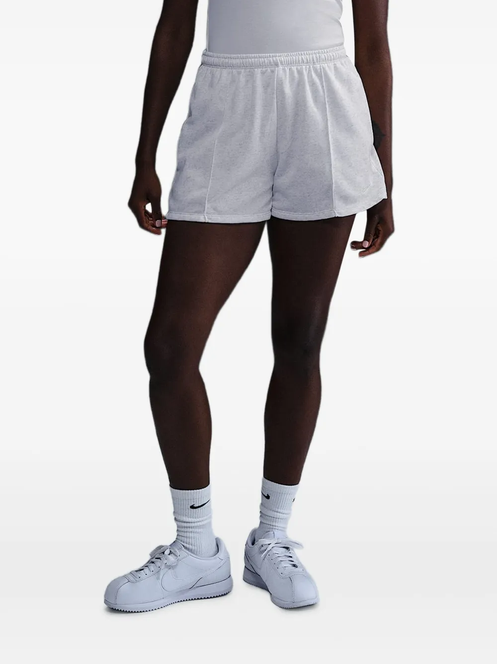 Nike seam-detail shorts - Grau