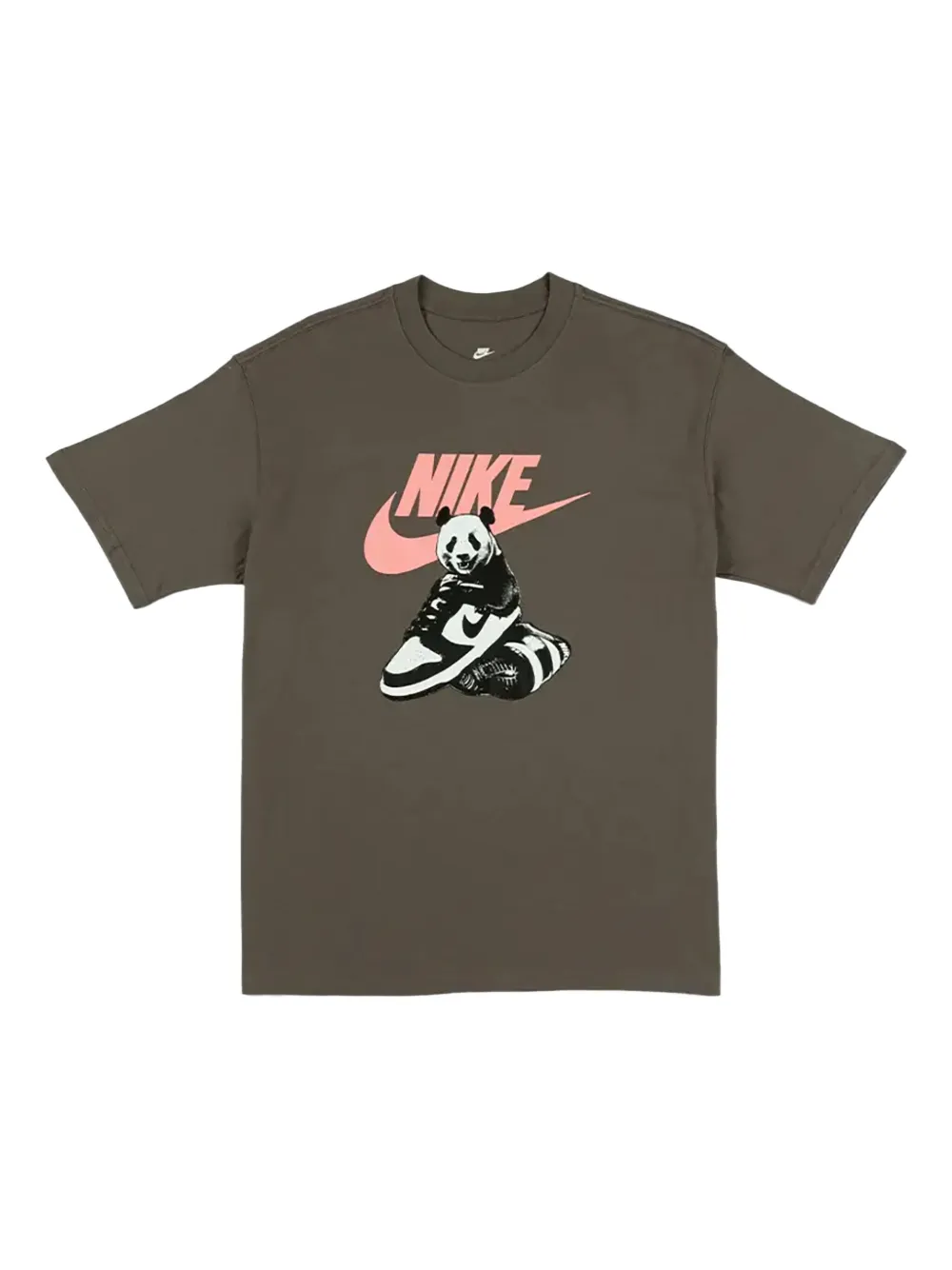 Nike Panda Dunk T-shirt | Brown | Image 1