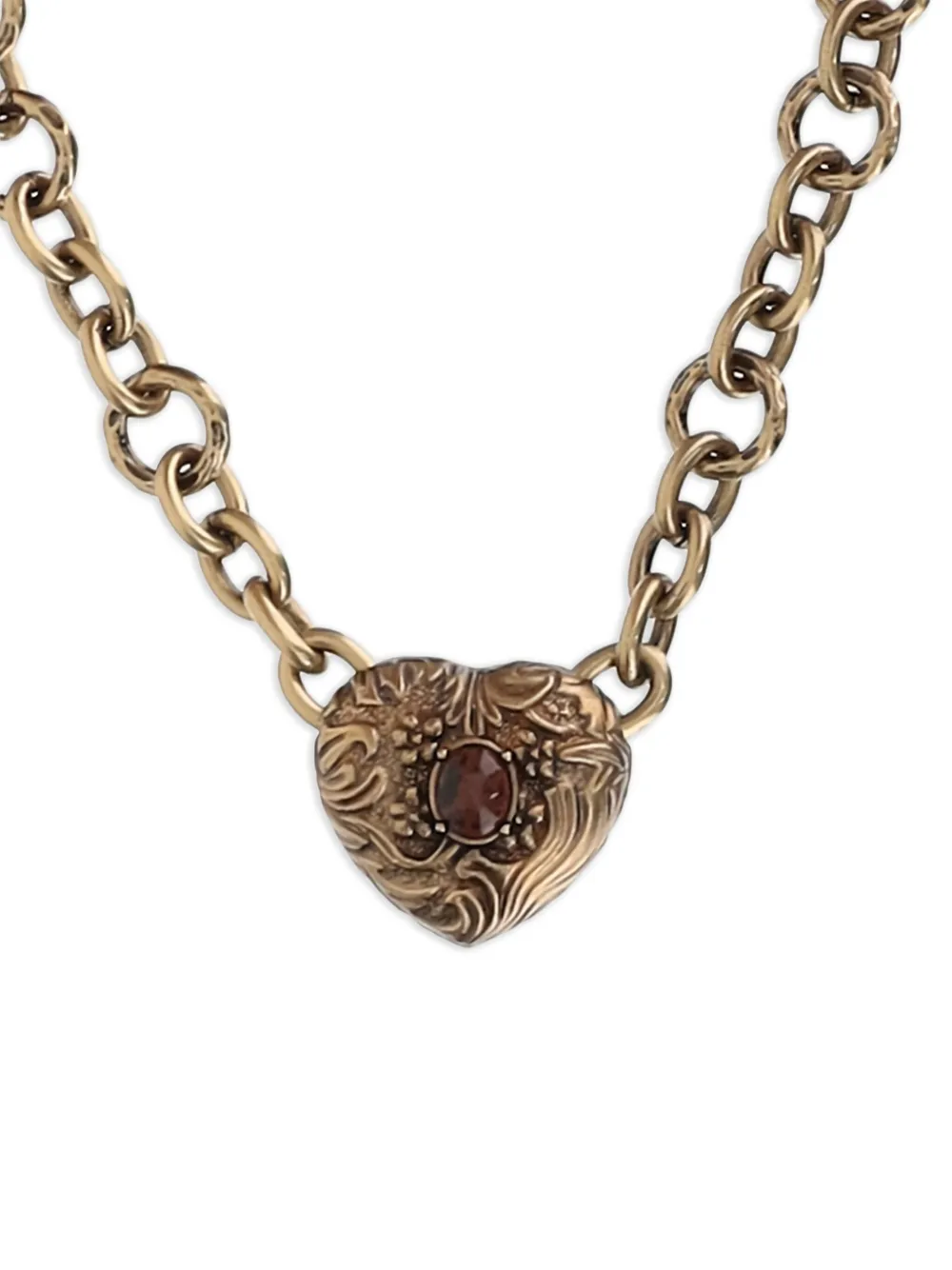 Chloé collar de cadena con dije de corazón | Image 2